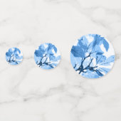 Najaarskleuren, bladeren 4 confetti (Achterkanten)