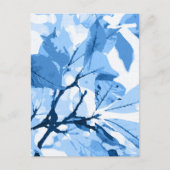 Najaarskleuren, bladeren 4 feestdagenkaart (Voorkant)