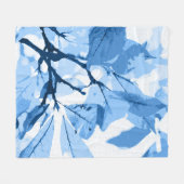 Najaarskleuren, bladeren 4 fleece deken (Voorkant (Horizontaal))