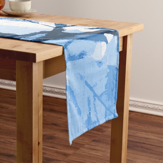 Najaarskleuren, bladeren 4 korte tafelloper (Voorbeeld)