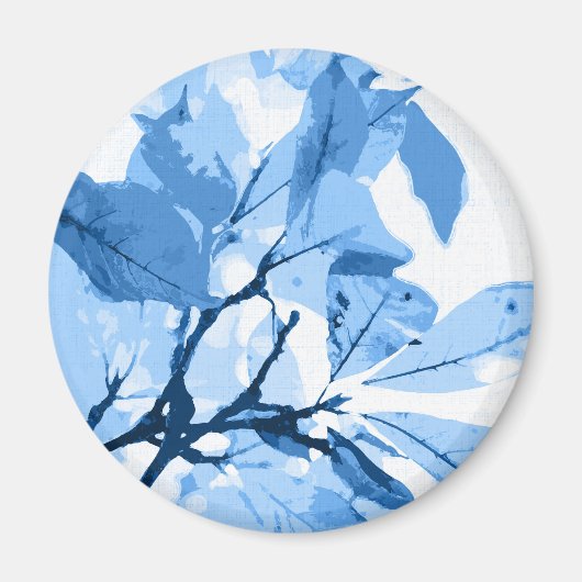 Najaarskleuren, bladeren 4 magneet (Voorkant)