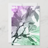 Najaarskleuren, bladeren 5 bedankkaart (Achterkant)