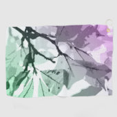 Najaarskleuren, bladeren 5 golfhanddoek (Horizontaal)