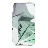 Najaarskleuren, bladeren 5 incipio iPhone portemonnee hoesje (Voorkant Agenda)