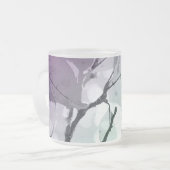 Najaarskleuren, bladeren 5 matglas koffiemok (Voorkant links)