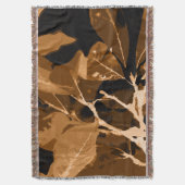 Najaarskleuren, bladeren 6 deken (Voorkant Verticaal)