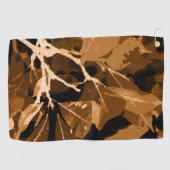 Najaarskleuren, bladeren 6 golfhanddoek (Horizontaal)