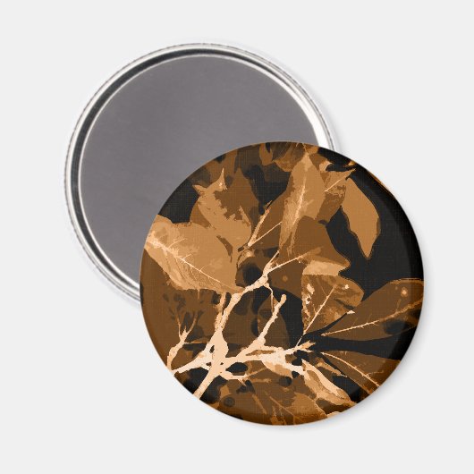 Najaarskleuren, bladeren 6 magneet (Voorkant / Achterkant)