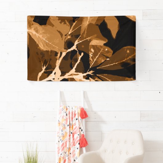 Najaarskleuren, bladeren 6 spandoek (Insitu)