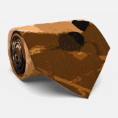 Najaarskleuren, bladeren 6 stropdas (Opgerold)