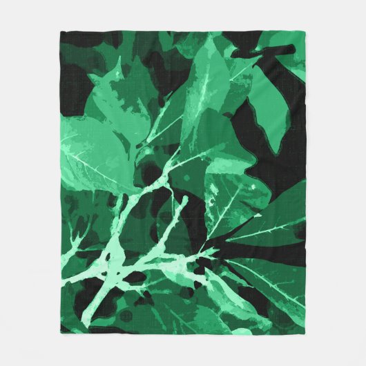 Najaarskleuren, bladeren 7 fleece deken (Voorkant)