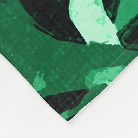 Najaarskleuren, bladeren 7 fleece deken (Hoek)