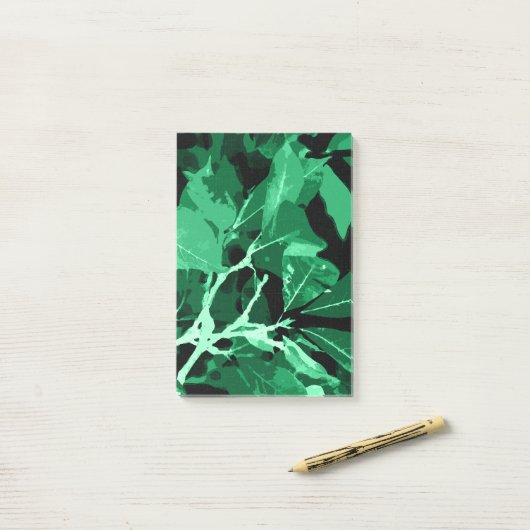 Najaarskleuren, bladeren 7 post-it® notes (Op bureau)