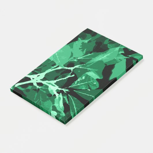 Najaarskleuren, bladeren 7 post-it® notes (Schuin)