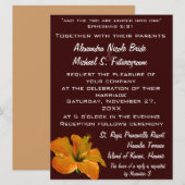 Najaarskleuren bruiloft:Twee worden één Kaart (Voorkant / Achterkant)