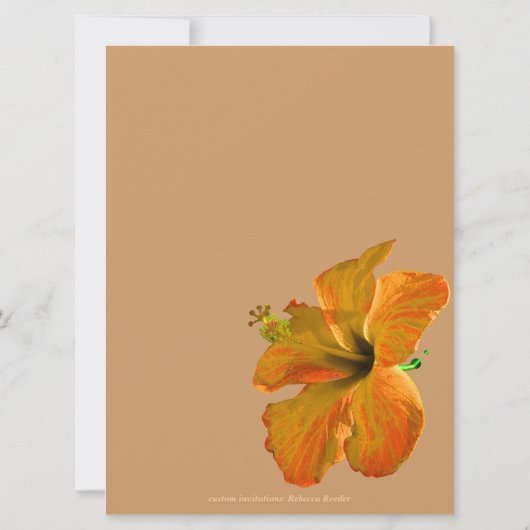 Najaarskleuren bruiloft:Twee worden één Kaart (Achterkant)