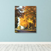 Najaarskleuren in het land canvas afdruk (Insitu (Houten vloer))