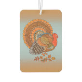 Najaarskleuren laat Turkije Thanksgiving Luchtverfrisser (Achterkant)