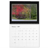 Najaarskleuren Maandelijkse kalender 2018 (Feb 2027)