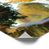 Najaarskleuren op landweg poster (Hoek)