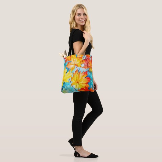 Najaarskleuren Tote Bag (Op model)