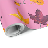 Najaarskleuren van Herfst Cadeaupapier (Rol Hoek)