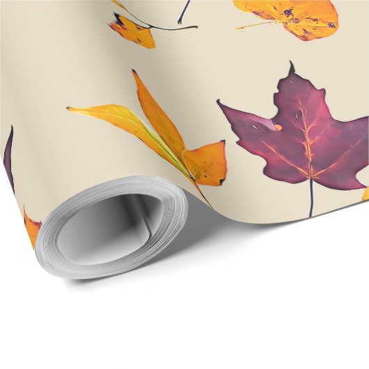 Najaarskleuren van Herfst Cadeaupapier (Rol Hoek)