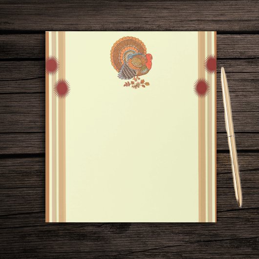 Najaarskleuren van Turkije Notitieblok