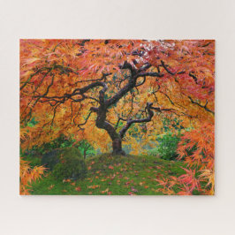 Najaarslaag op Portland Japanse tuinmantel Legpuzzel