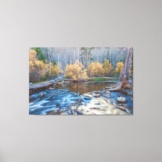 Najaarslandschap van de rivier canvas afdruk (Voorkant)