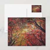 Najaarslicht Briefkaart (Voorkant / Achterkant)