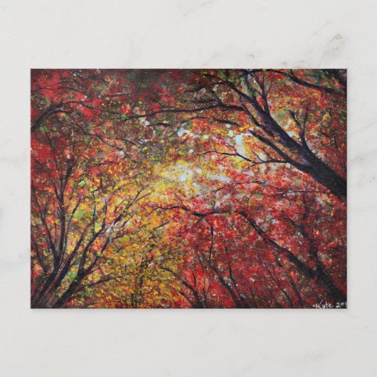 Najaarslicht Briefkaart (Voorkant)