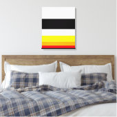 Najaarslijnen Canvas Afdruk (Insitu (Slaapkamer))