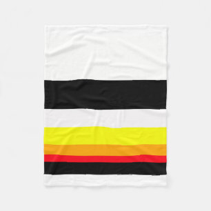 Najaarslijnen Fleece Deken