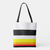 Najaarslijnen Tote Bag (Achterkant)