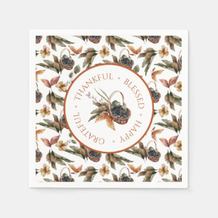 Najaarsmandje van de Berry's bedankt grateful Bles Servet