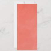 Najaarsmenu Thanksgiving laat verlaten Kaart (Achterkant)