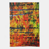 Najaarsmiddag - Kunst keukenhanddoek schilderen (Verticaal)