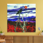 Najaarsnacht Canvas Afdruk (Insitu (Woonkamer))