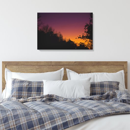 Najaarsnacht hemel op Canvas door RoseWrites (Insitu (Slaapkamer))