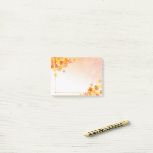 Najaarsnotities Post-it® Notes (Op bureau)