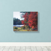 najaarsolievloeistof in het land canvas afdruk (Insitu (Houten vloer))