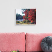 najaarsolievloeistof in het land canvas afdruk (Insitu (Woonkamer))