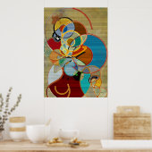 Najaarsoogst - Abstract Poster (Keuken)