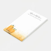 Najaarsoogst herfst pompoenen Thanksgiving Post-it® Notes (Schuin)