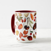 Najaarspaddenstoelen mok (Voorkant links)