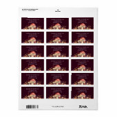 Najaarspaddenstoelen, Planten en bladeren Adres He Etiket (Full Sheet)