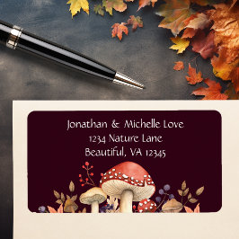 Najaarspaddenstoelen, Planten en bladeren Adres He Etiket