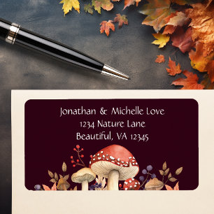 Najaarspaddenstoelen, Planten en bladeren Adres He Etiket