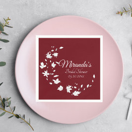 Najaarspapier van de Vrijgezellenfeest van de wijn Servet